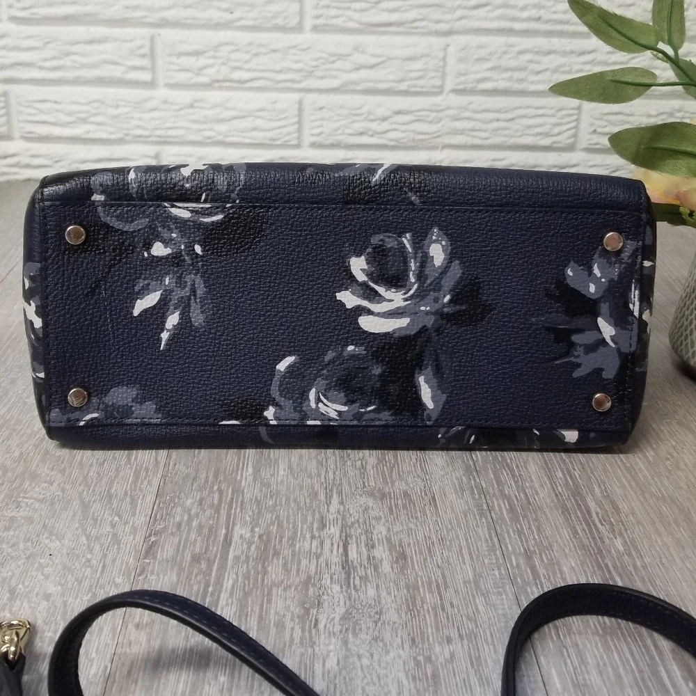 🎉HP🎉Kate Spade Briar Lane Night Rose Meena Satchel - Picture 7 of 16